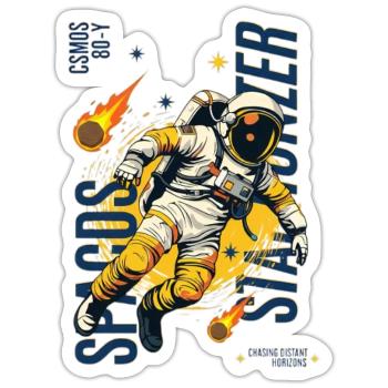 Astro Drift: Meteor Pursuit - Sticker - white matte - Front