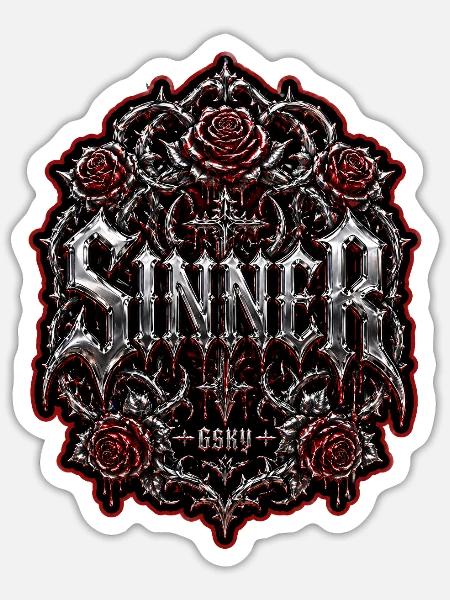  - Sticker - white matte
