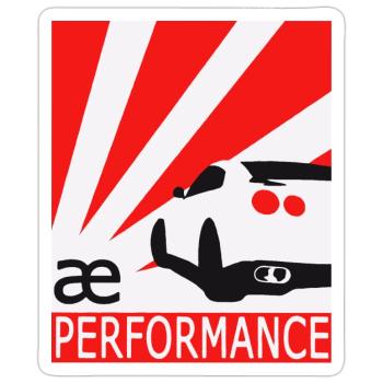 ae performance - Sticker - white matte - Front