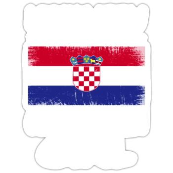 Just a girl Croatian - Sticker - white matte - Front