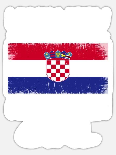 Just a girl Croatian - Sticker - white matte