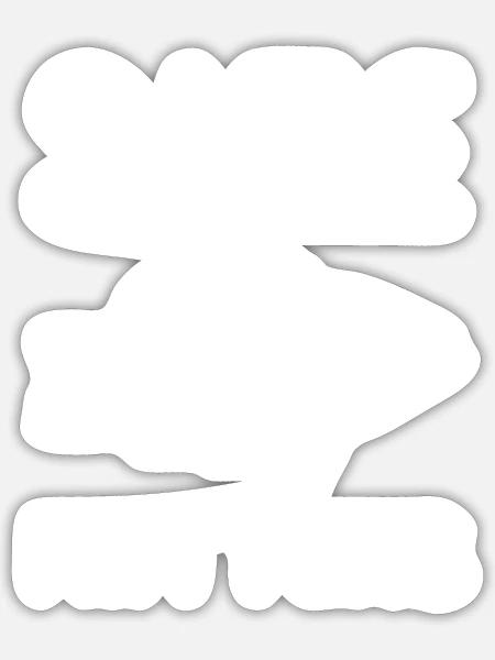 Size Matters - Sticker - white matte