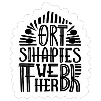Shapes That Speak Funny - Sticker - white matte - Front