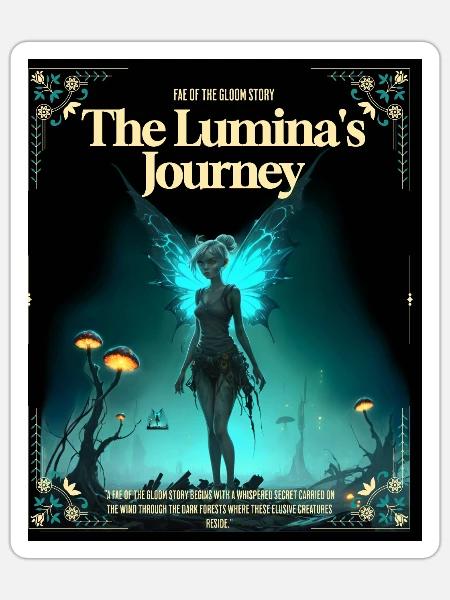 The Lumina's Journey - Sticker - white matte