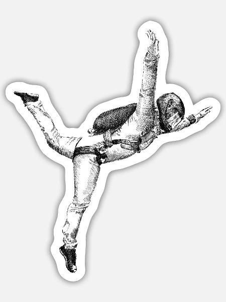 - Sticker - white matte