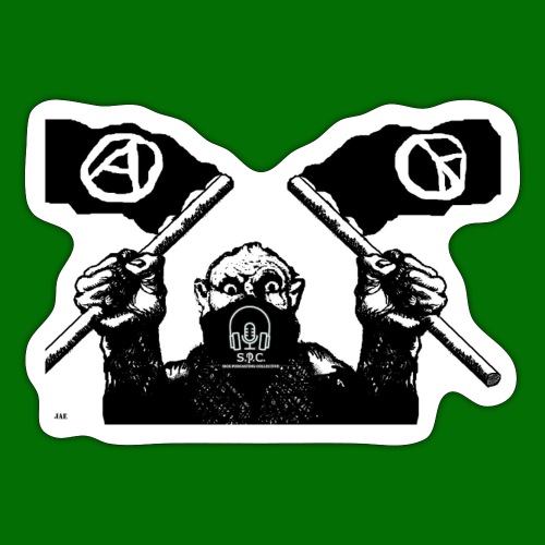 anarchy and peace - Sticker