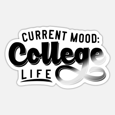 Funny College Life Stickers | Unique Designs | Spreadshirt