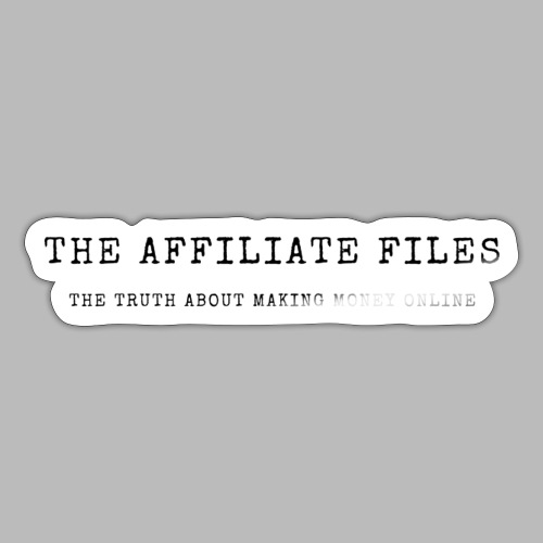 The Affiliate Files - O.G. Series (Black) - Sticker