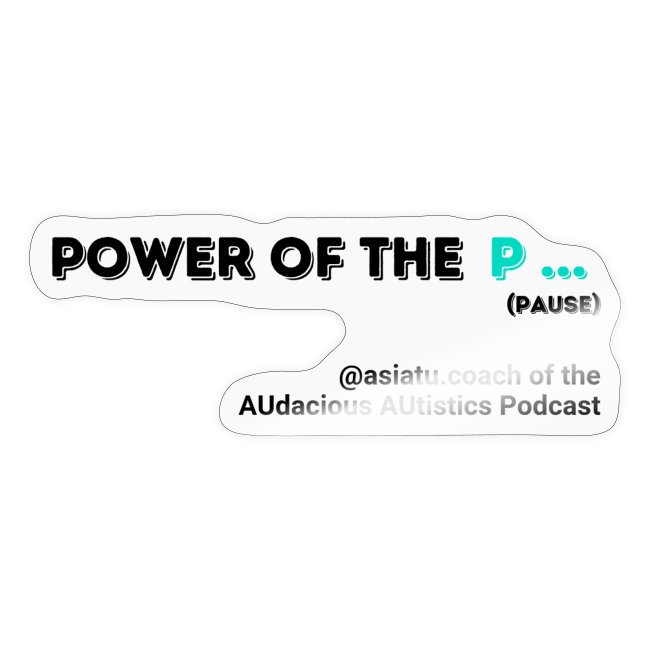 Power of the P...PAUSE Sticker