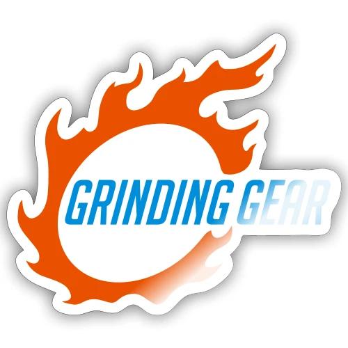Grinding Gear Fire Icon - Sticker