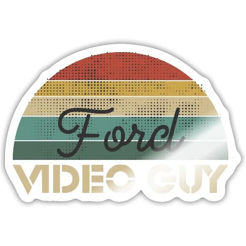 Vintage Ford Video Guy - Sticker