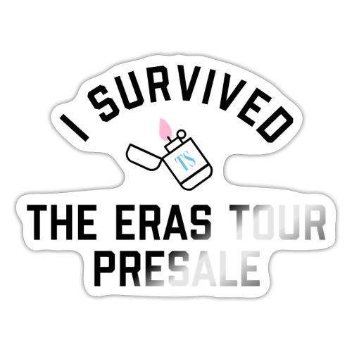 I Survived The Eras Tour Presale (Light) - Sticker