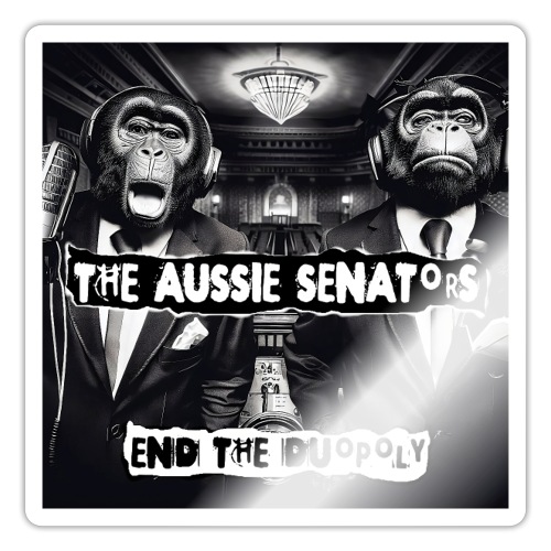END THE DUOPOLY - Sticker