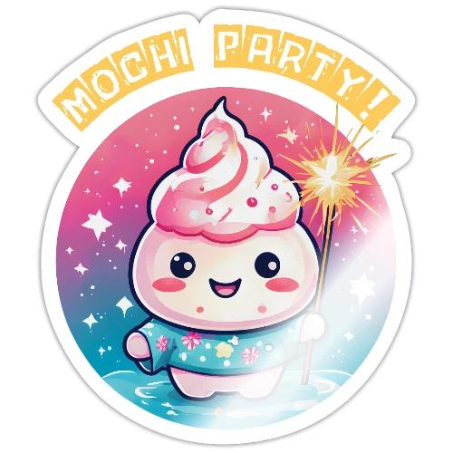 Kawaii Mochi Ice Cream: Coolest Treat for Summers - Sticker