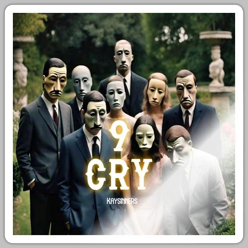 9 Cry Artwork - Sticker