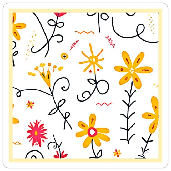 Whimsical Floral Pattern