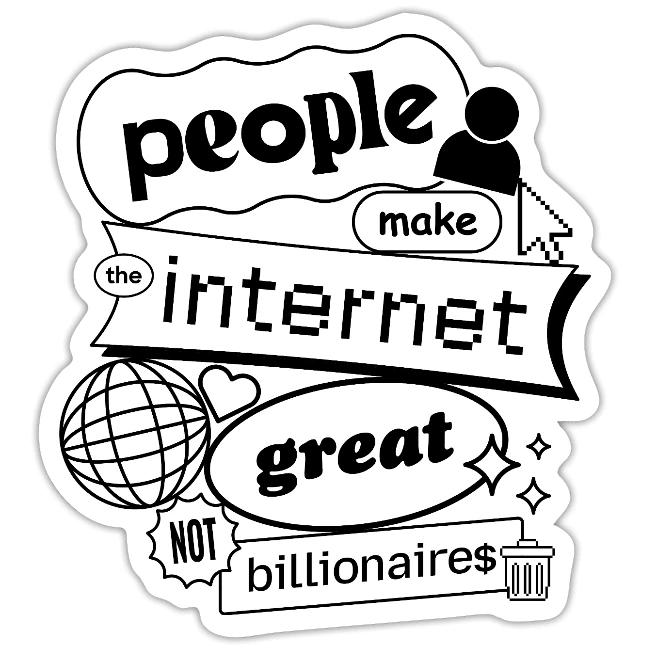 People Make The Internet Great - Blobby Black