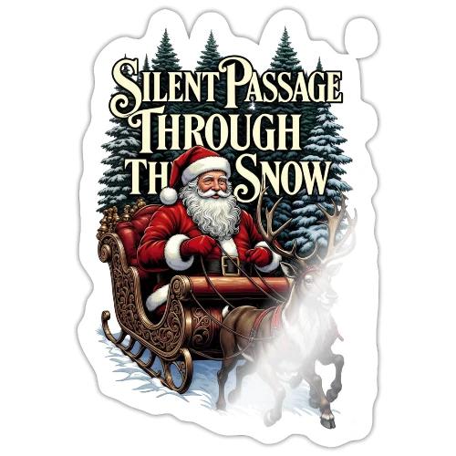 Nostalgic Santa T-Shirt - Sticker