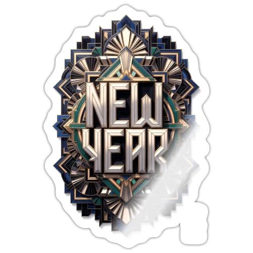 Evergreen New Year T-Shirt - Sticker