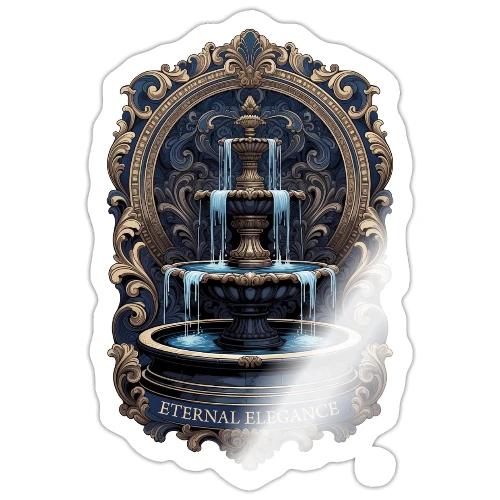 Gilded Baroque Fountain T-Shirt - Sticker