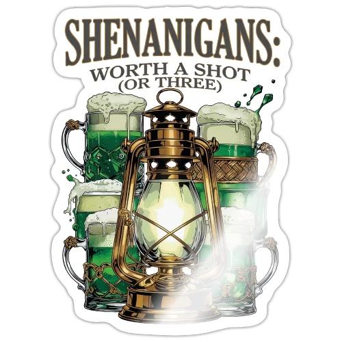 Worth a Shot Lantern Toast Graphic Tee - Sticker