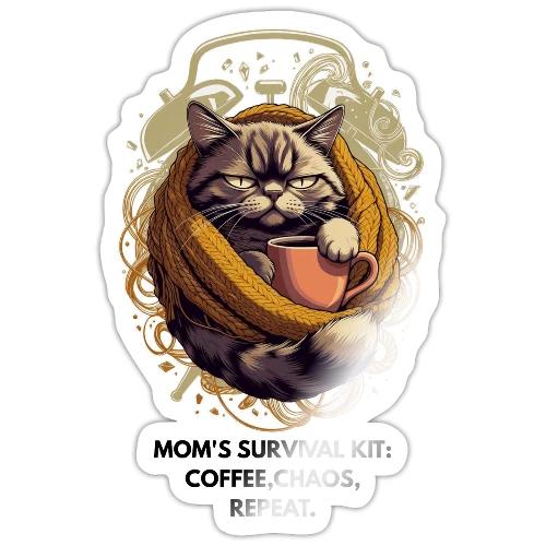 Powered by Sarcasm Cat Tee - Sticker