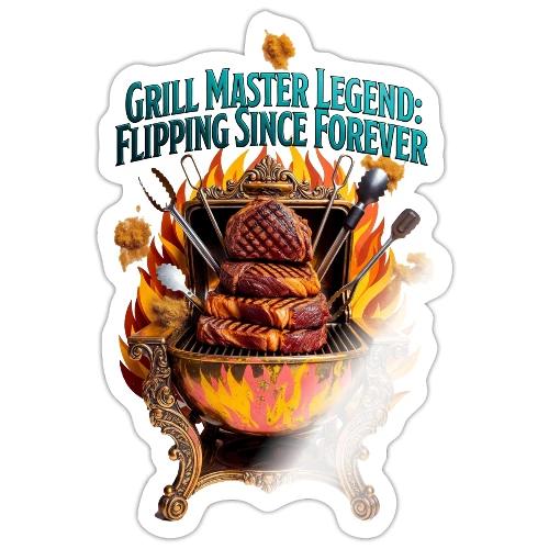 Grill Master Legend T Shirt - Sticker