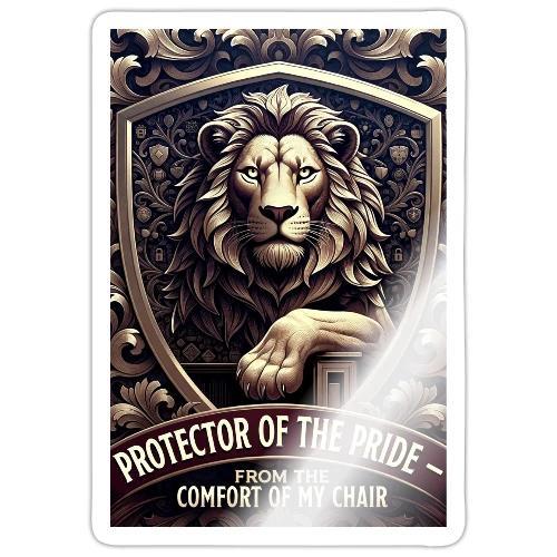 Lion King T Shirt, Funny Low-Effort Father Gift - Sticker