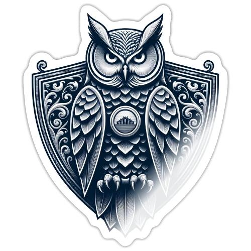 Night Watch Owl T Shirt, Sarcastic Dad Gift - Sticker