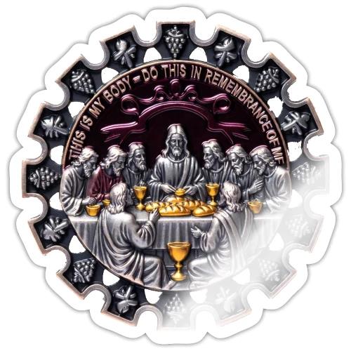 Last Supper Communion T Shirt, Faith Gift - Sticker