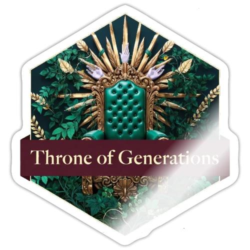 Women’s Day Vine Throne T Shirt, Gift for Grandma - Sticker