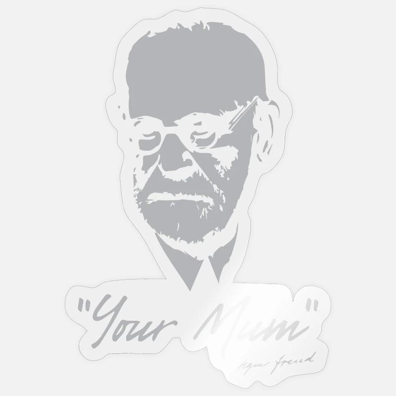 Sigmund-freud Stickers | Unique Designs | Spreadshirt