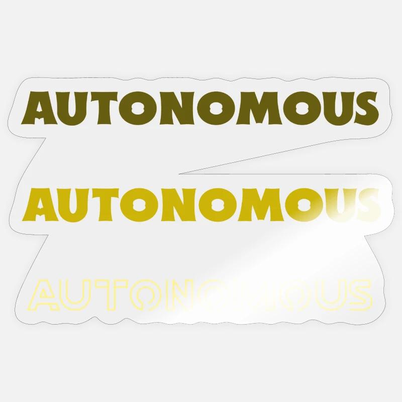 Autonomous Stickers | Unique Designs | Spreadshirt