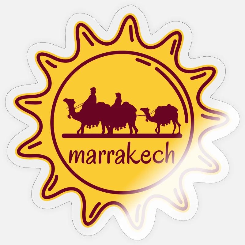 Marrakech Sticker Marrakech Stickers | Unique Designs | Spreadshirt