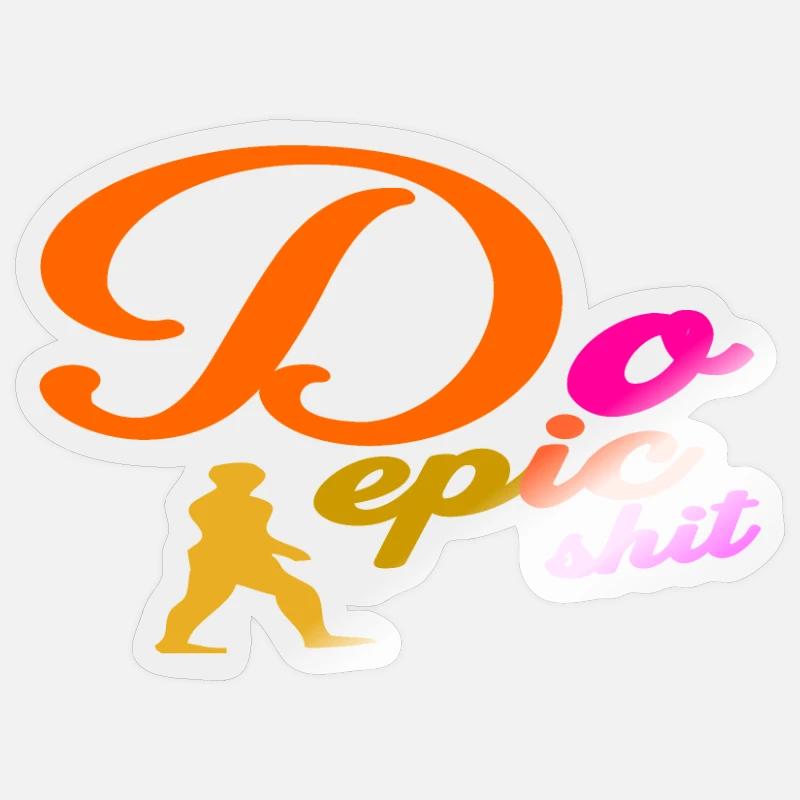 Brush Lettering Stickers Unique Designs Spreadshirt