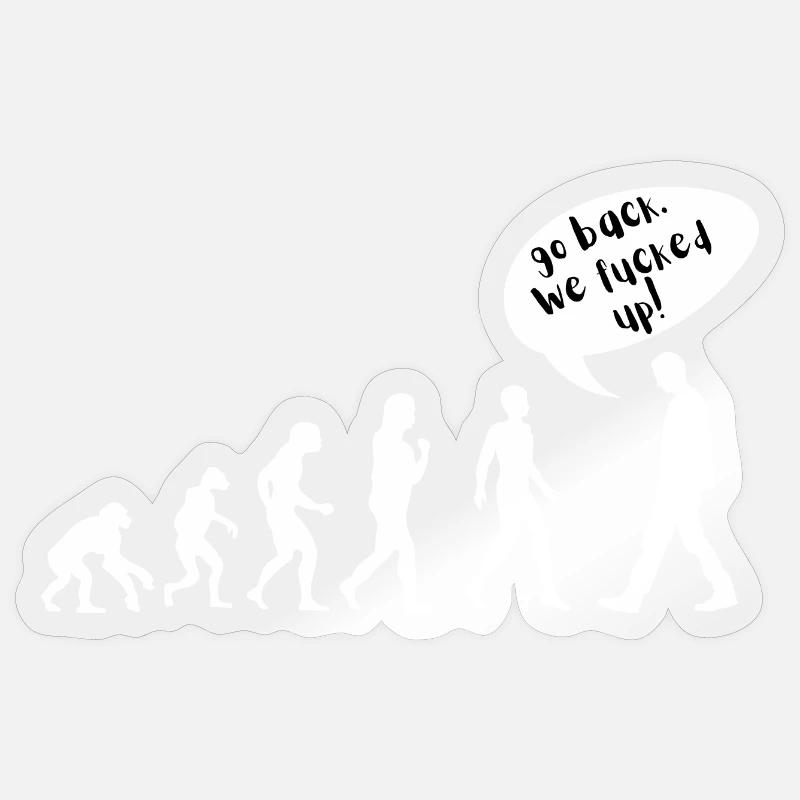 Evolution Stickers | Unique Designs | Spreadshirt