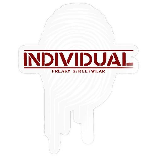individual - white - Sticker