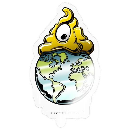 shit rules the world - Sticker