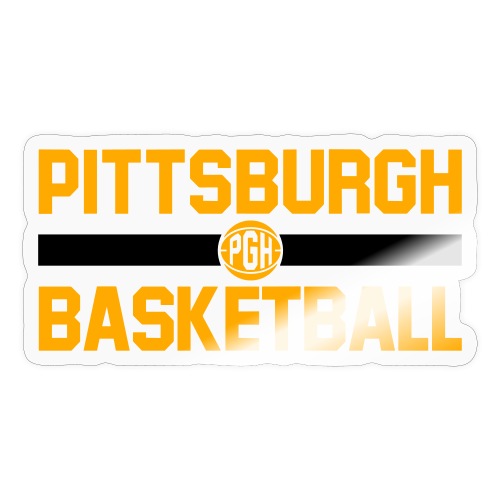 pgh basketball - Sticker