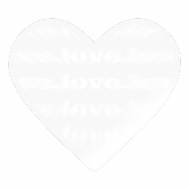 Love Heart Transperent - Girlfriend Gift Idea