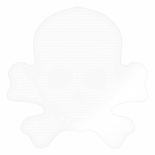 Love Skull Bones shirt Gift Idea - Sticker