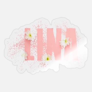 Lina Woman Name' Sticker | Spreadshirt