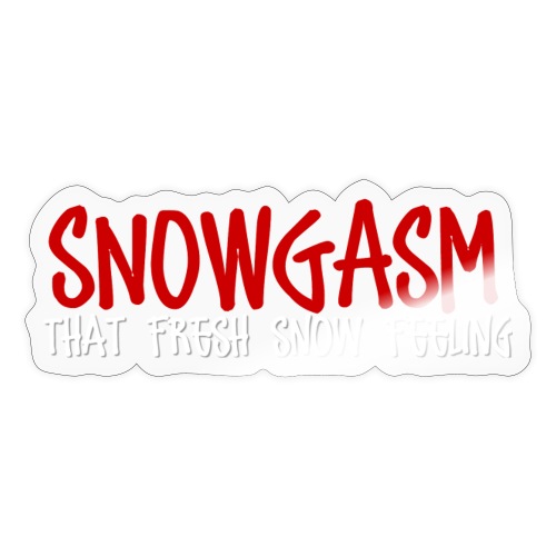 Snowgasm - Sticker