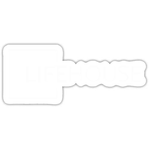 LH Logo White - Sticker