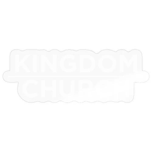 KingdomOverChurchWhite - Sticker