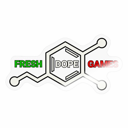 Fresh Dope Games Logo - Sticker
