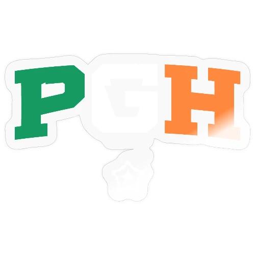 Block PGH - Irish Flag - Sticker