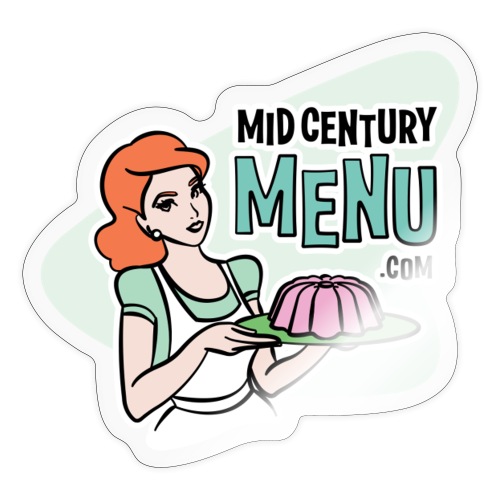 Mid-Century Menu Ruth Logo - Sticker