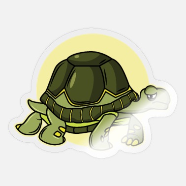 Slow Tortoise Turtle' Sticker | Spreadshirt