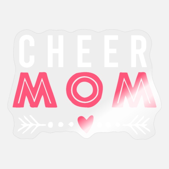 Cheerleading Cheer Mom Funny Gift Idea' Sticker